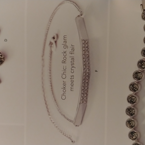 Touchstone Crystal Pave Choker Necklace - Picture 2 of 4